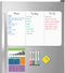 Magnetic Dry Erase Board, Small Fridge Whiteboard - Flexible Refrigerator Magnet with Kitchen Conversion Chart, 20 x 13