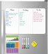 Magnetic Dry Erase Board, Small Fridge Whiteboard - Flexible Refrigerator Magnet with Kitchen Conversion Chart, 20 x 13