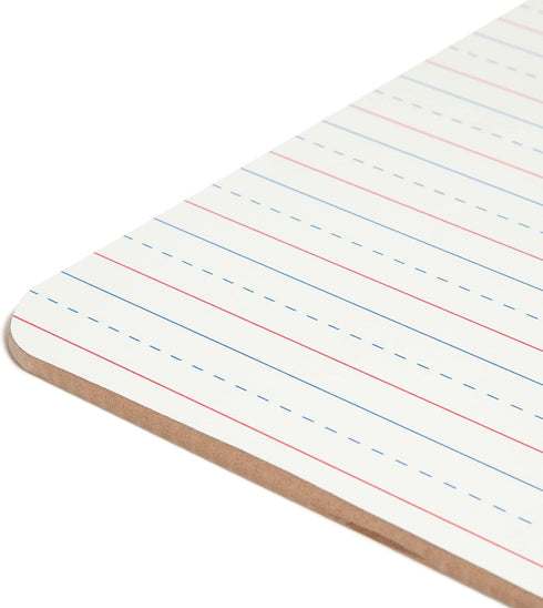 U Brands Dry Erase Lap Board, Double Sided, Ruled and Plain, 9 x 12 Inches, Includes Dry Erase Marker (484U06-24)