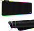 RGB Large Gaming Mouse Pad with 4-Port USB Hub and 13 Lighting Modes, Oversize Anti-Slip Rubber Base (Black)
