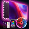 TK99SW LED TV Lights,16.4ft Smart RGB Strip for 45-75 Inch TVs, Music Sync