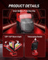 m18: 9500LM 18v 90W 140 EEFOW Work Light for Milwaukee Cordless Led Lights for Battery, Portable Rotate Flood