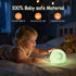 15-Min 7 4 Baby Night Light for Nursery, Smart Voice Activated Elephant Lamp with Auto-Shut Off, Color Changing