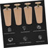 4 Sets 10cm Toddmomy Wood Furniture Legs Tapered Solid Wood Sofa Cabinet Table Replacement Feet with Lacquer Finish