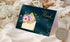 6.7 4.5 inch Joli Coon Premium Thank you card ELEGANT - Thank you card with premium envelope and real wax seal - x