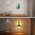 2 Pack Dimmable JandCase Night Lights Plug into Wall, Agate Night Light, Night Light Aesthetic Crystal, Dusk to Dawn