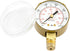Forney 87728 Acetylene Gauge, High Pressure, 2-Inch-by-1/4-Inch NPT, 0-400 PSI by Forney