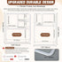 2 3 4 0.2'' Xuhal Pcs Valet Tray Router Templates for Woodworking and Pocket Rectangle Clear Acrylic Router Template