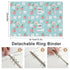 A5 90 Nevjipu College Ruled Notebooks for School - Cute Toothbrush Teeth Print Pu Leather Travel Lined Book Journal