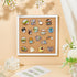 BENECREAT Pin Board Square Cork Board, 0.8inch Thick Wall Mounted for Brooch Storage, Office Home Decor