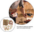 TEHAUX 10 Sets of 80mm Panel Furniture Wardrobe Connector, Fastener Bolts, Nuts, Hardware Kit