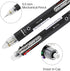 Baile 6 in 1 Multifunctional Pen, 0.7 mm Ballpoint Pen with 5 Colors and 0.5 mm Mechanical Pencil in One