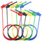 Goupchn Silicone Test Leads - 5PCS Test Hook to Hook Cables Wires with Dual IC Test Hooks Clips for Electronic Testing