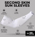 Tough Outdoors Sun Protection Sleeves - UV Arm Sleeves for Men Women - Golf Cooling Baseball Sun Sleeves
