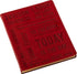 Eccolo Large Lined Journal Notebook, Flexible Cover, 256 Ruled Ivory Pages, Desk Size for Work or School (Burgundy)