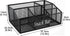 Xbopetda 6 Snack Organizer for Pantry Shelf, Metal Snack Organizer Snack Basket, Compartment Snack Bin Holder Chip
