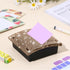 Rhinestone Self Stick Note Pad Holders, 4 x 4 Inches, Memo Note Holder Dispenser for Office Home Desk Supplies