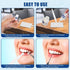 Silkylaser 2PCS Tooth Repair Kit Zinc Oxide Eugenol Cement Dental Care Kit, Temporary Teeth Replacement, Dental Care