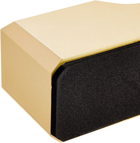 Paper Junkie 2 Piece Matte Gold Stapler and Tape Dispenser Set for Home Office Decor, Classroom Supplies, Desk