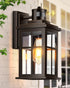Distance-Adjustable Motion Sensor Outdoor Lights, Oil Rubbed Bronze Wall Mounting Porch Light,