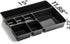 Officemate OIC Achieva Deep Drawer Tray, 30% Recycled Plastic, 15-1/8 x 11-1/2 x 2-1/4 in, Black
