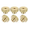 uxcell Knurled Thumb Nuts, 6Pcs M3 x D11mm x H6.5mm Brass High Head Round Knobs for 3D Printer Parts