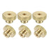 uxcell Knurled Thumb Nuts, 6Pcs M3 x D11mm x H6.5mm Brass High Head Round Knobs for 3D Printer Parts