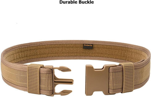 Dotacty 2" Security EMS EMT Firefighters Work Belt Wide Camping Hiking Utility Tool Belt Airsoft Paintball Gear Holster