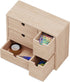 brightmaison BGT Capri Desk Organizer - Small Wooden Box for Office Supplies, Sewing Kit & Jewelry Box, Unfinished Wood