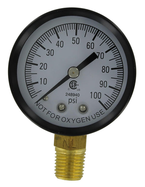 SIMMONS MFG 1305 100PSI 1/4" PRESURE Gauge