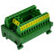 OONO DIN Rail Mount 30A/300V, 2x12 Position Screw Terminal Block Distribution Module