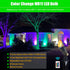 RGB MR11 LED Bulbs, GU4 Bi-pin Base, Color Changing Warm White + 15 Multicolors, 12V Halogen Bulb Replacement