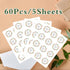 Jxuane 60 2 Inch Thank You Labels, Thank You Stickers, Envelope Seals for Small Business