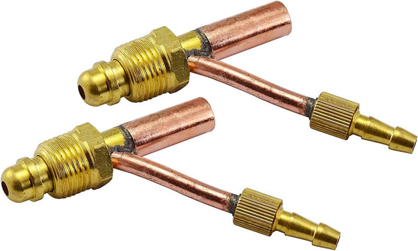 RIVERWELD 2pk Cables and Gas (Water) Separate Connector Fitting for TIG Welding Torch (5/8"-18 Male WP26)