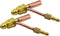 RIVERWELD 2pk Cables and Gas (Water) Separate Connector Fitting for TIG Welding Torch (5/8"-18 Male WP26)