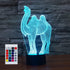 Night Light for Kids 3D Camel Led Lamp with Remote Control 16