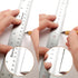 Metal Ruler 24 Inch, Stainless Steel Non Slip Straight Edge Ruler with Cork Backing for Woodworking