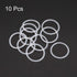 uxcell Silicone O-Rings, 20mm OD, 17mm ID, 1.5mm Width VMQ Seal Gasket for Compressor Valves, Pack of 10