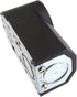 Forney 58499 Electrical Receptacle, Crowfoot Type, Wall Receptacle 50-Amp, 125/250-Volt , Black