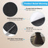 10" 8 Pack 1/5" PATIKIL Diameter Felt Furniture Pads, Thick Lamp Base Felt Round Soft Adhesive Non-Slip Anti-Scratch