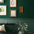 Green Peel and Stick Wallpaper, Solid Green Contact Paper 15.7"x118.1", Self Adhesive Removable for Cabinets and