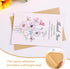 C2U Envelopes(100 Pack 4"x6"),Stickers Funeral Thank You Cards with & Message Inside - Wildflower Bereavement Sympathy