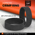 FQDS0034 3/4 Inch PEX Rings, Wrot Copper with Black Oxide Coating for Barb Fittings and Crimp Tools