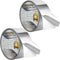 2PCS Premium Aluminum Foil Tape, Silver Metal Duct Tapes (2" x65Feet,3.9mil) for High Temperature Heavy Duty Insulation