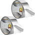 2PCS Premium Aluminum Foil Tape, Silver Metal Duct Tapes (2" x65Feet,3.9mil) for High Temperature Heavy Duty Insulation