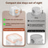 Yocice 6Pack Rotatable Cord Organizer,Spring Cable Clips Desk Cable Management Cord Holder Adhesive Phone Charger Cord