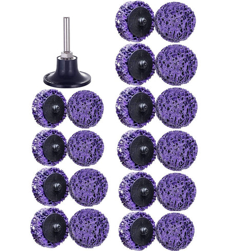 21 Pcs 2" Quick Change Easy Strip Discs - Paint Stripping Wheel for Drill, Die Grinder Attachments