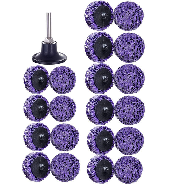 21 Pcs 2" Quick Change Easy Strip Discs - Paint Stripping Wheel for Drill, Die Grinder Attachments