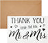 Sustainable Greetings 250gsm Pack 120, 4 6 Wedding Gratitude Cards - Bulk Thank You Cards for Wedding & Bridal Shower