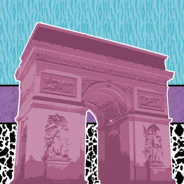 Posterazzi PDXGLSQ086BSMALL Highlighter Triomphe Photo Print, 18 x 18, Multi Color